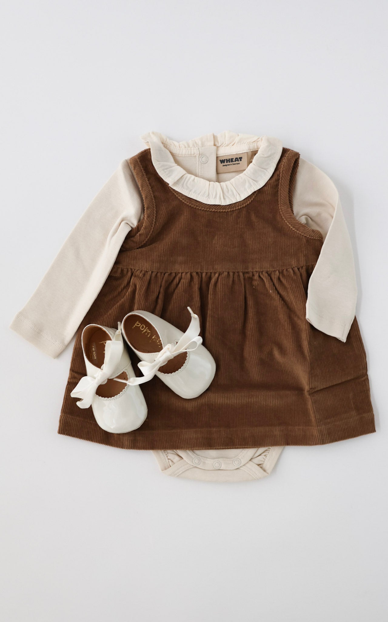 Baby Spencer Dress - Driftwood