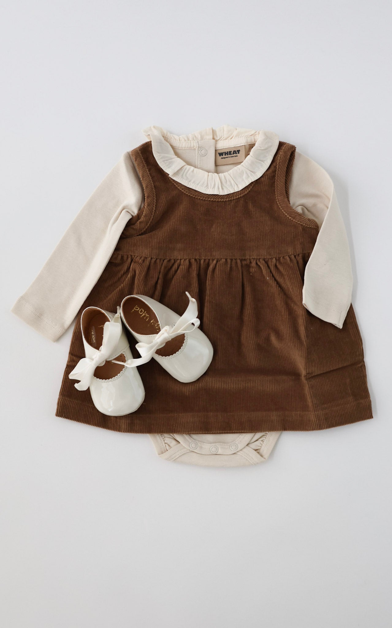 Baby Spencer Dress - Driftwood