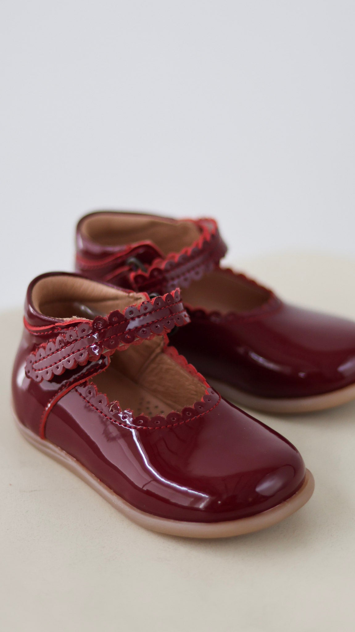 Starter Ballerina - Dark Red Patent