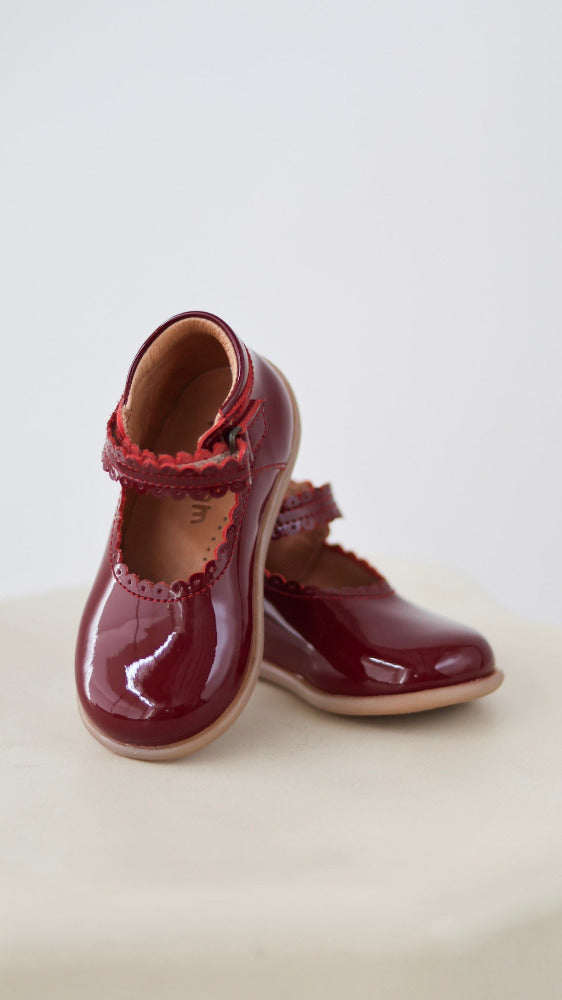Starter Ballerina - Dark Red Patent