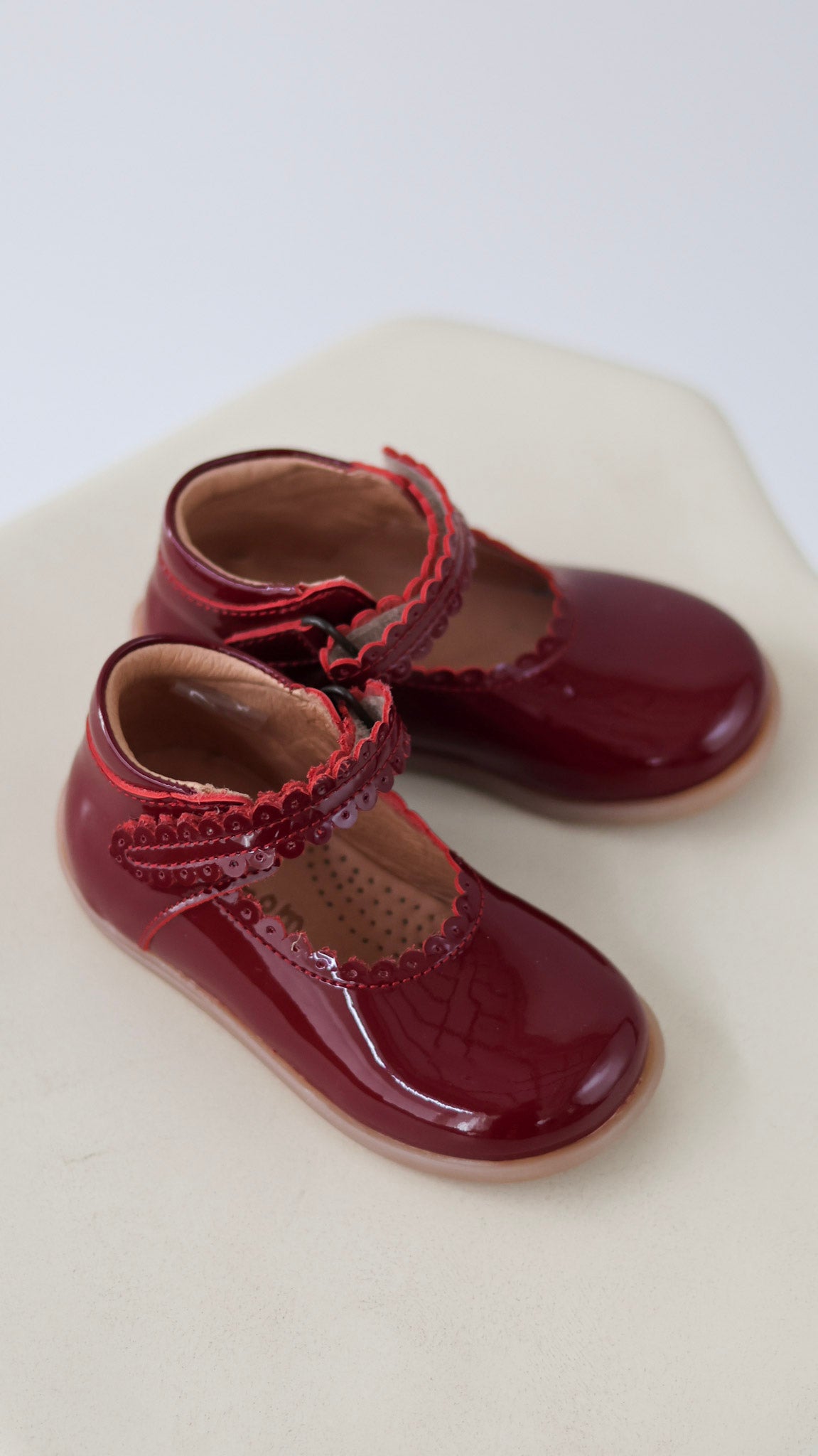Starter Ballerina - Dark Red Patent