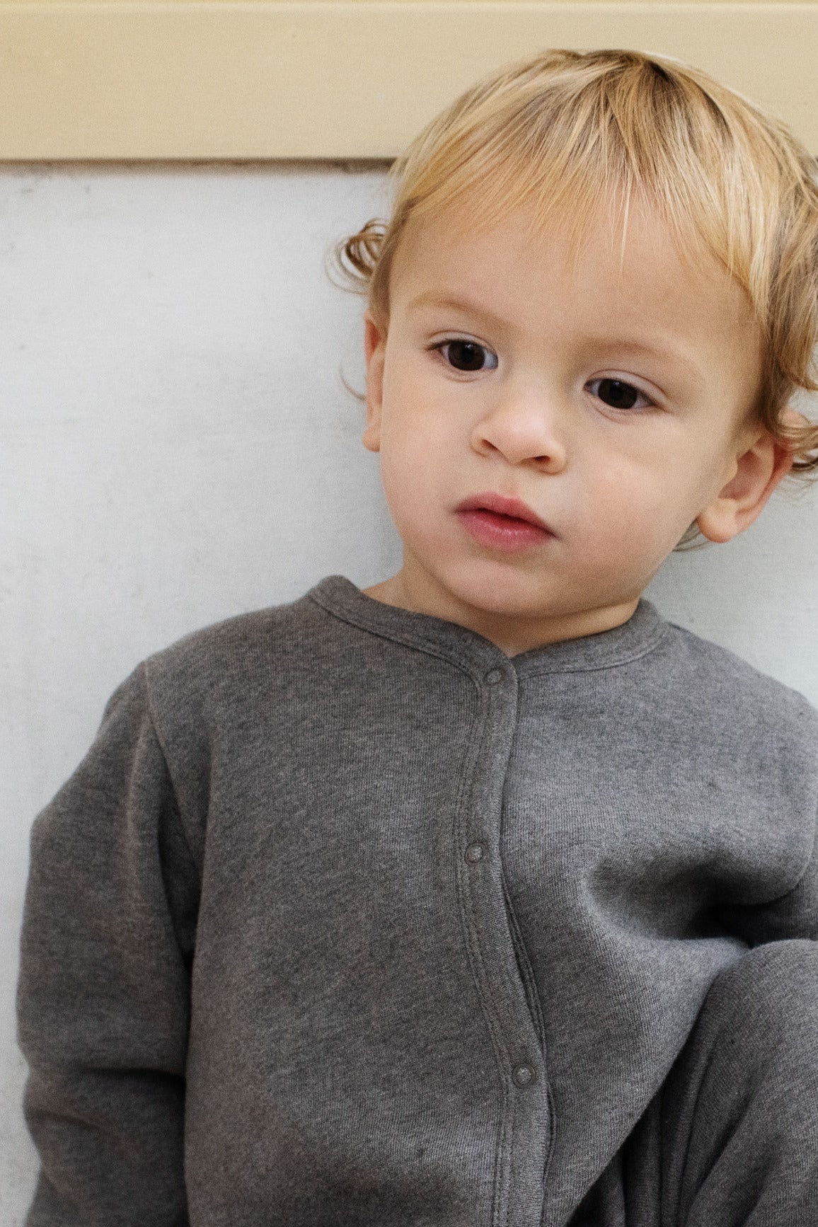 Baby Sweat Jacket - Soil