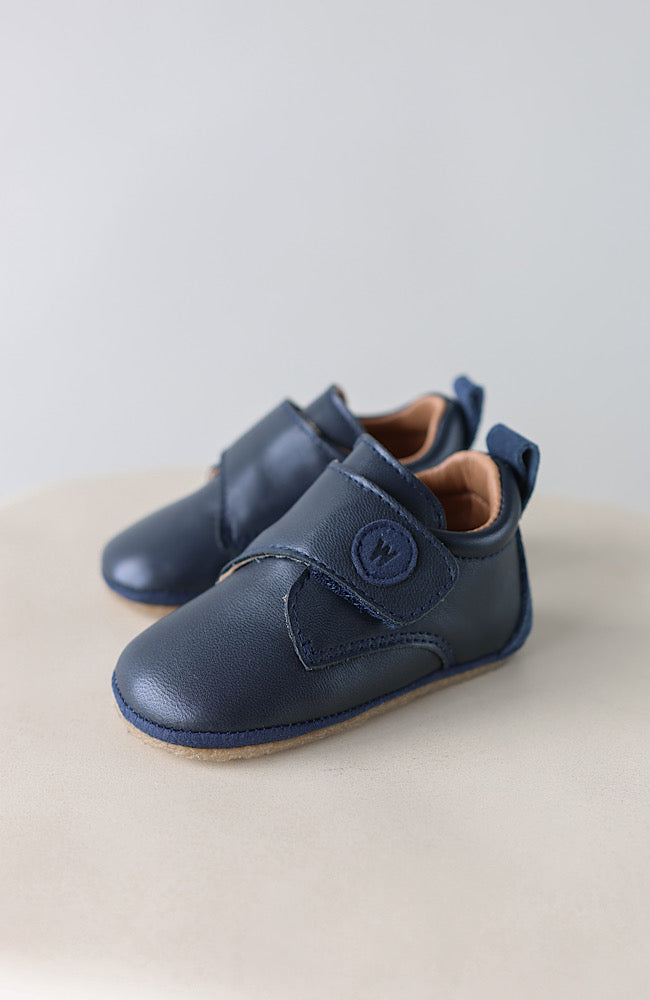 Dakota Leather Indoor Shoe - Navy