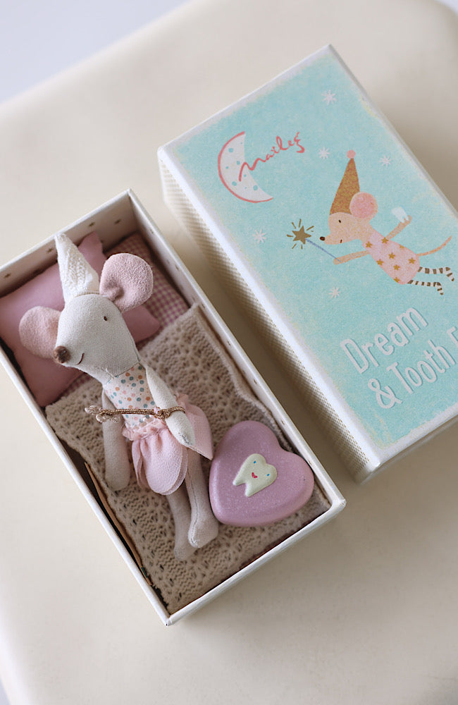 Tooth Fairy Mouse - Little Sister in Matchbox