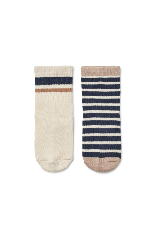 Jamie socks 2pk - Blue