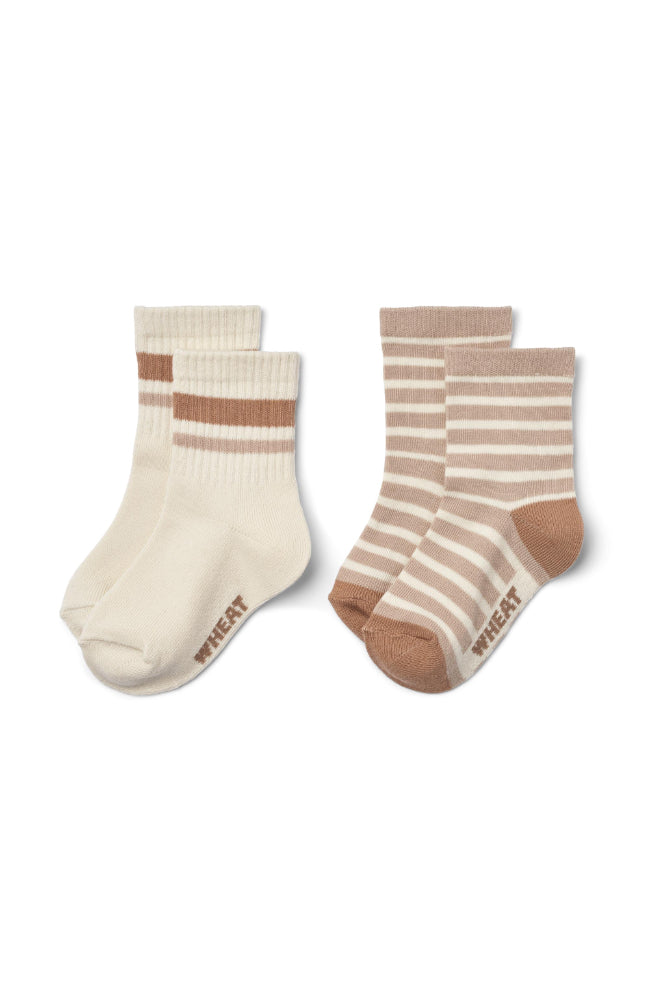 Jamie socks 2pk - Sand