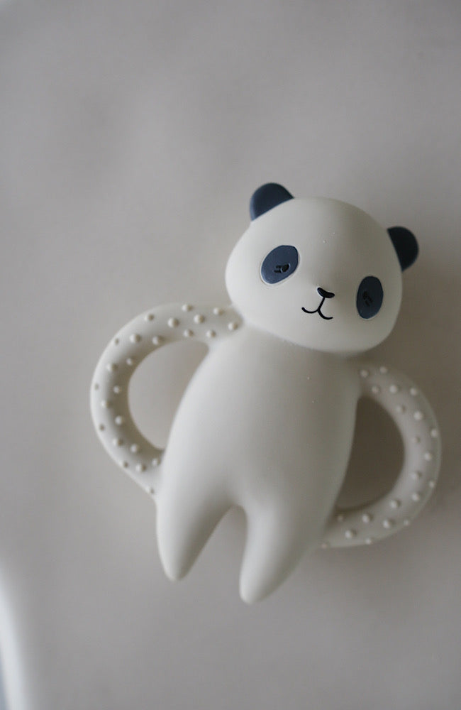 Teether Panda - Cream Off White