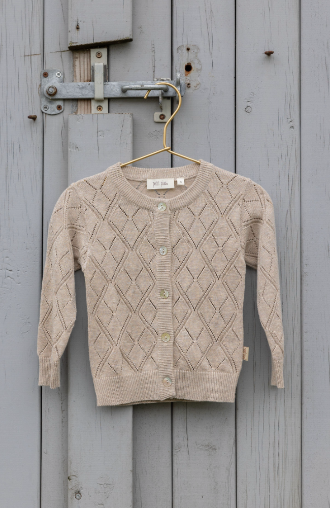 Cardigan Knit - Champagne