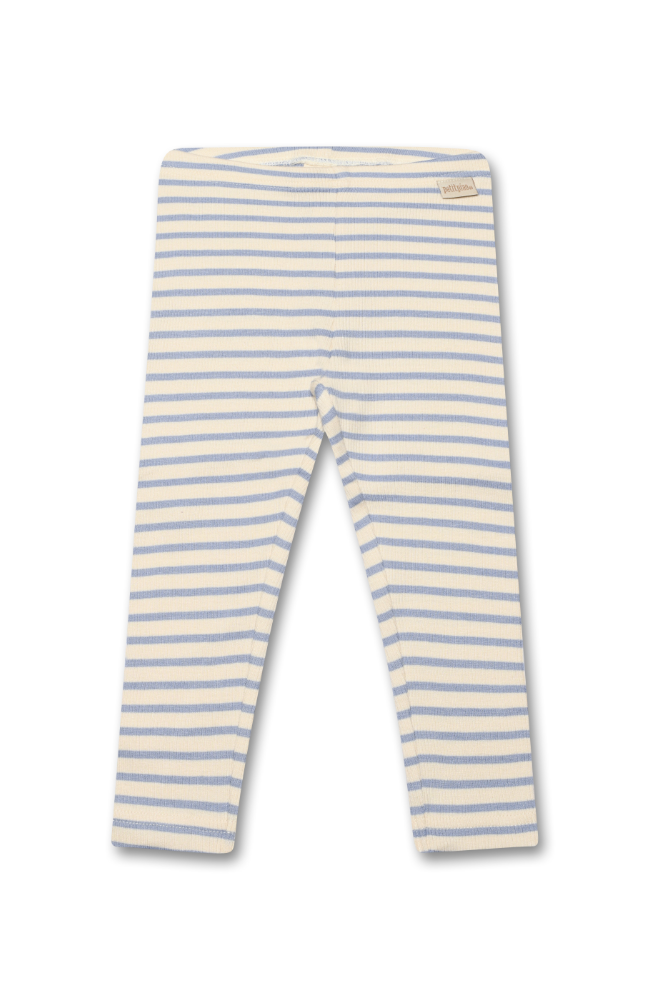 Leggings Modal Striped - Spring Blue