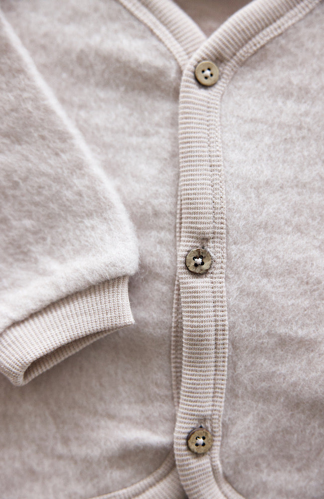 Wool Fleece Jumpsuit - Pale Lilac