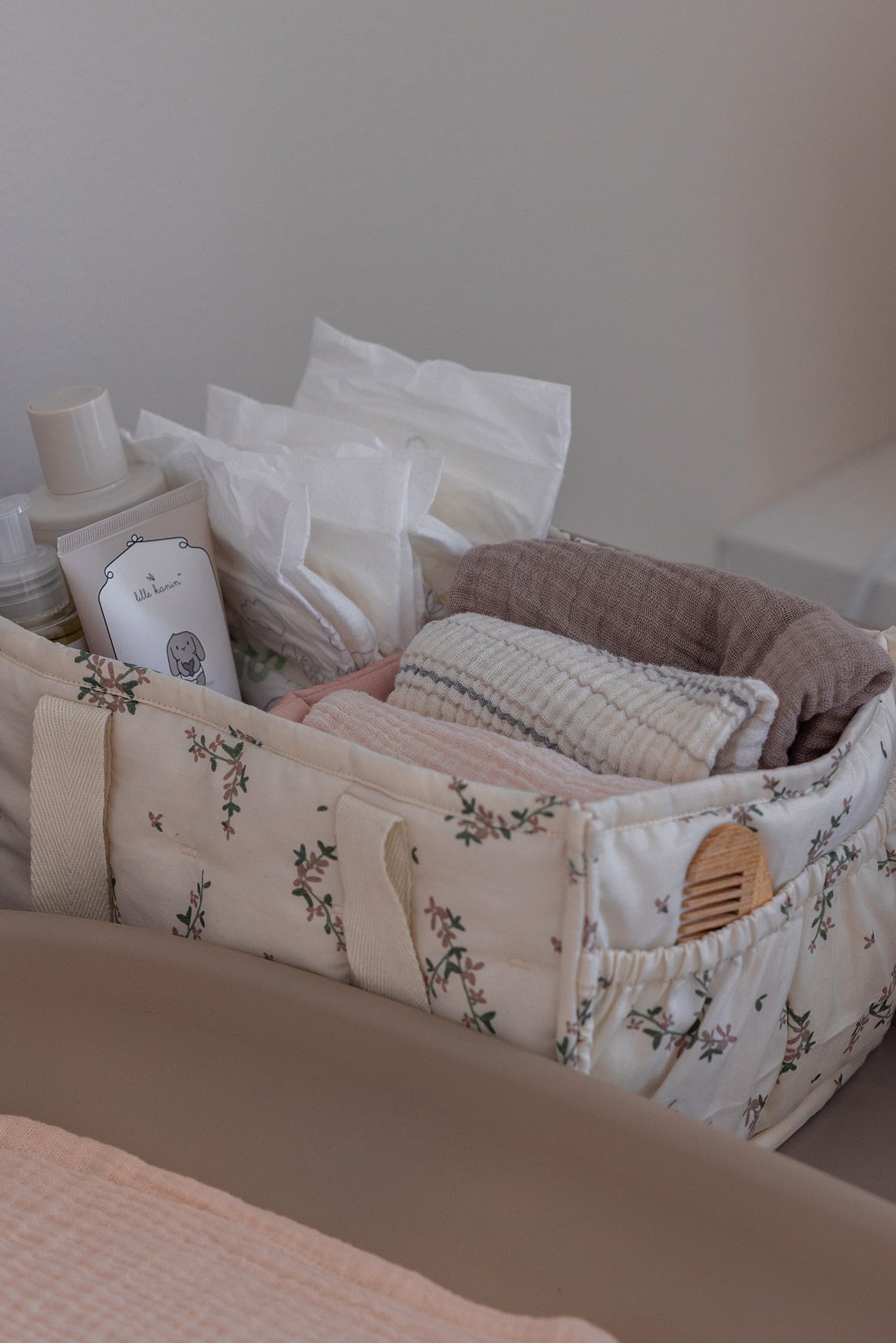 Diaper Caddy - Powder Blossom