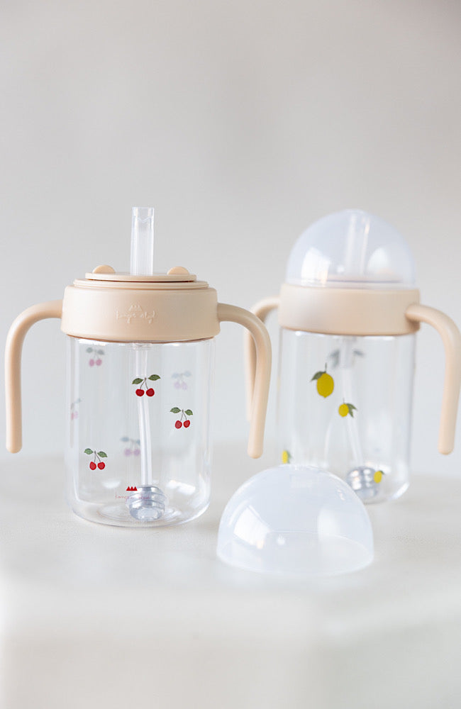 Baby Bottle With Handle - Cherry