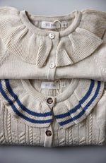 Cardigan Knit Collar - Nature White