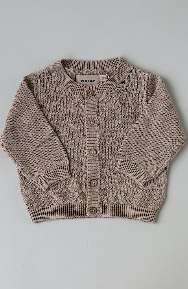 Knit Cardigan Bjørn - Grey Sand