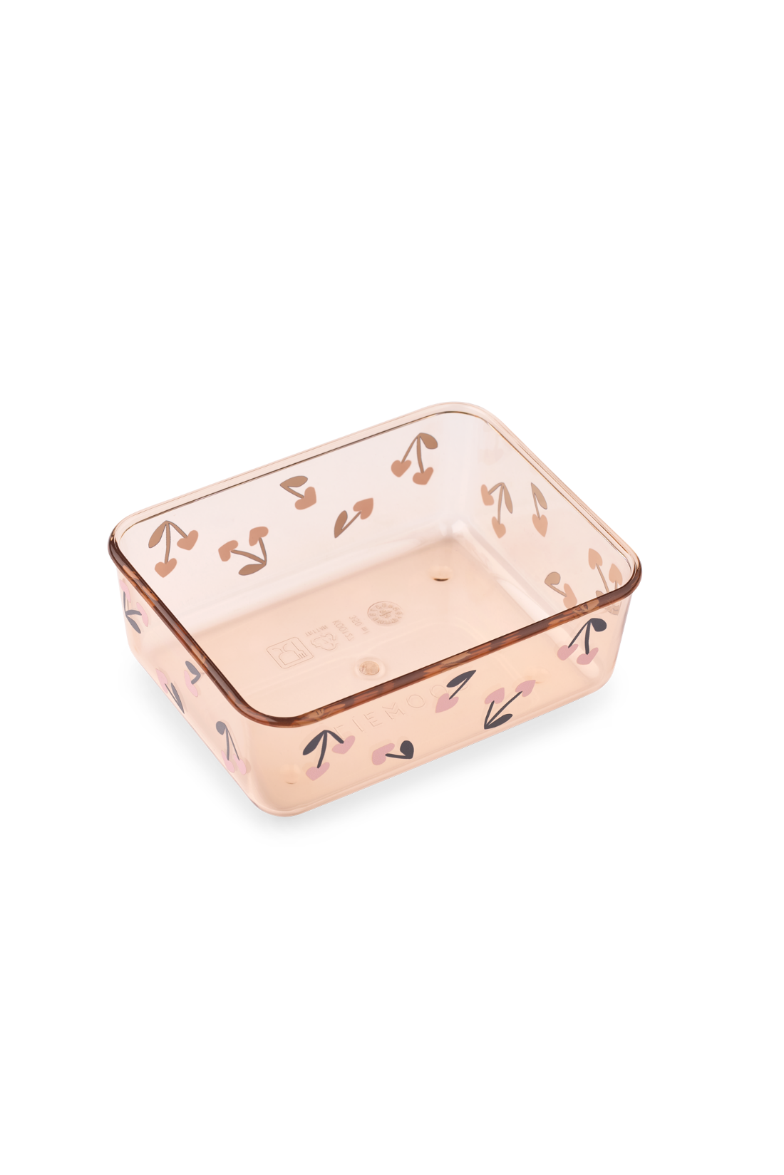 Ako Tritan Snack Box - Cherry Heart / Rosey