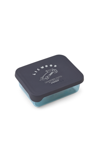 Ako Tritan Snack Box - Race Car / Classic Navy