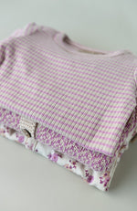T-Shirt L/S Britt - Pink Lilac Stripe