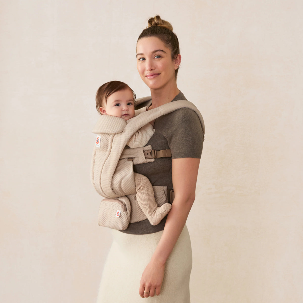 Burðarpoki Omni Deluxe Mesh - Natural Beige