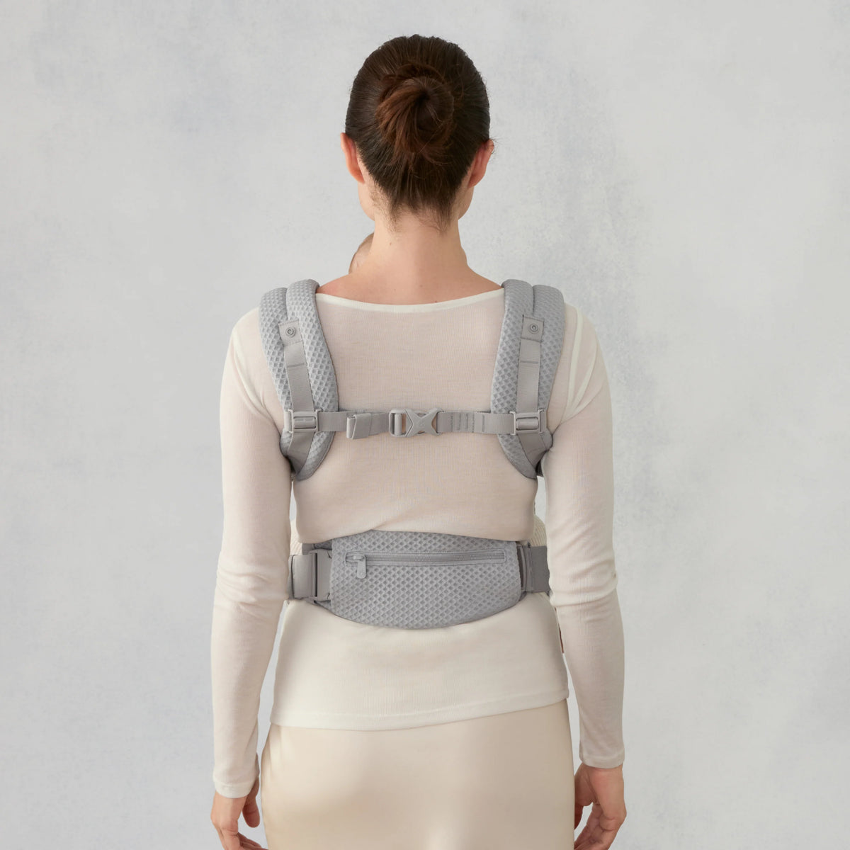 Burðarpoki Omni Deluxe Mesh - Pearl Grey