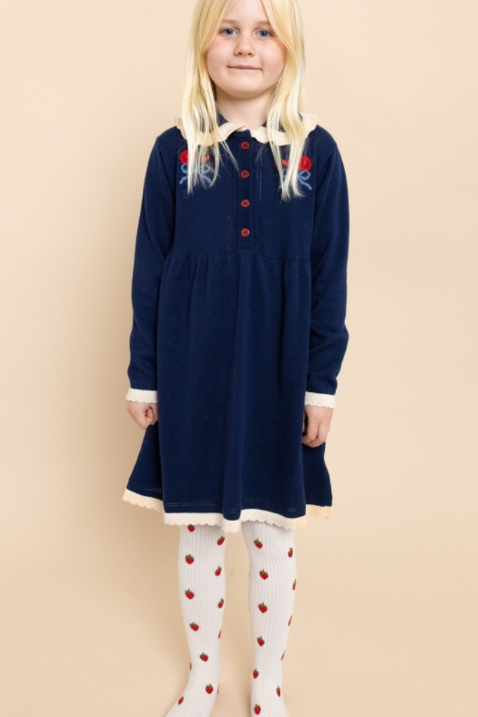 Bianca Dress - New Navy