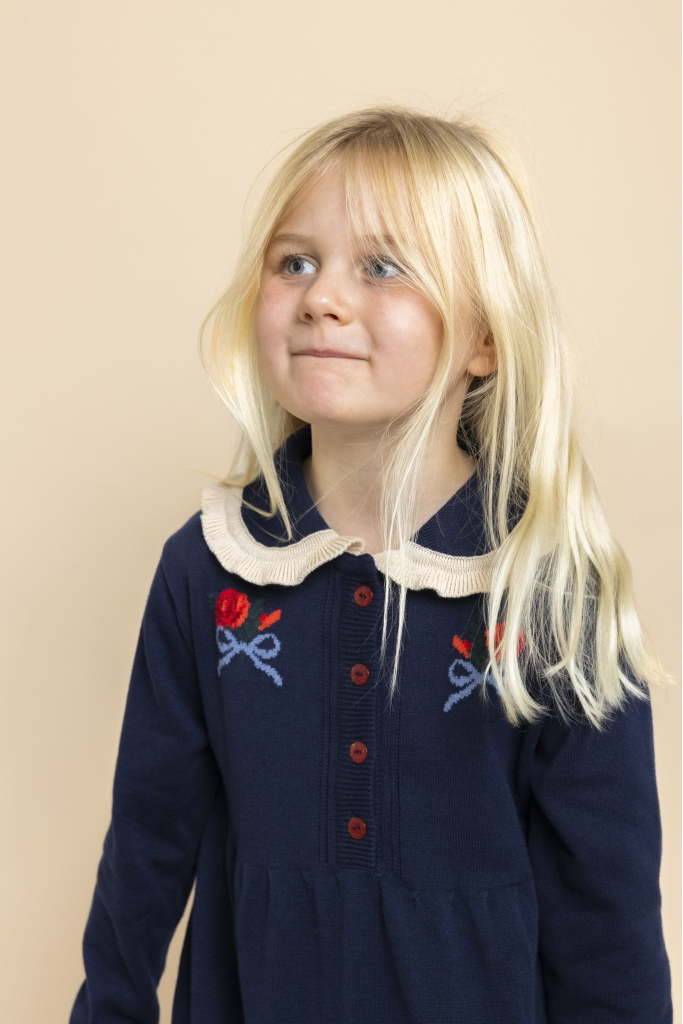 Bianca Dress - New Navy