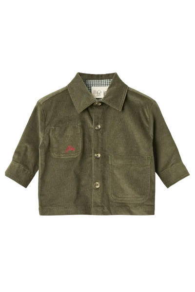 Billie Overshirt - Green Oak
