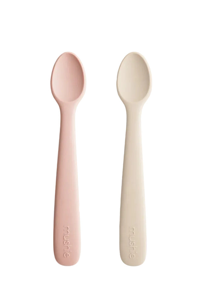 Silicone Spoons 2pk - Blush/Shifting Sand