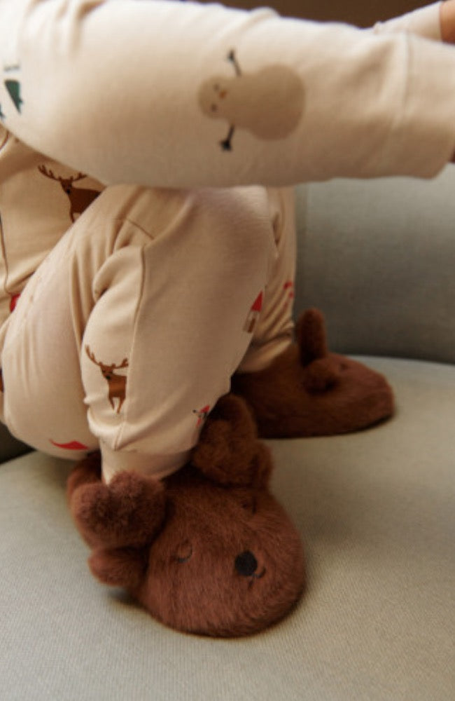 Aviaja Reindeer Slippers - Pecan