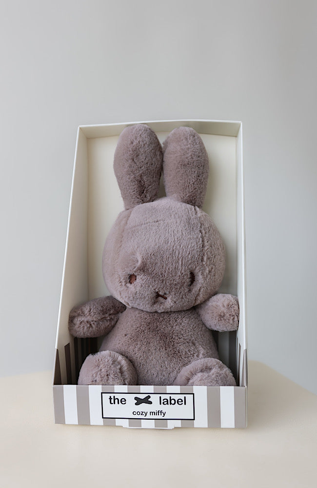 Cozy Miffy Taupe In Giftbox 23cm