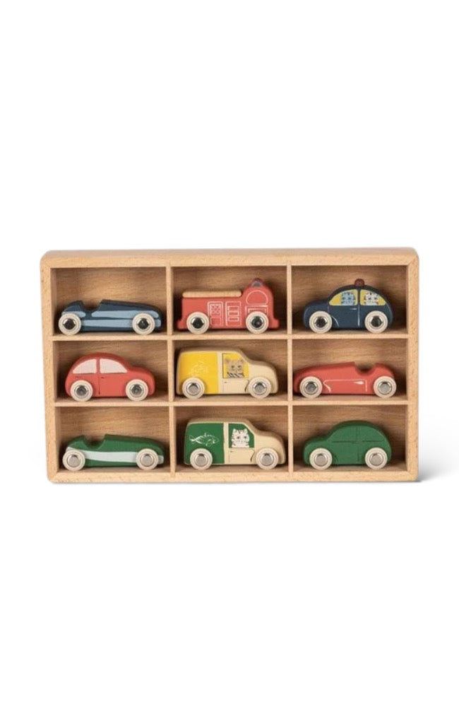 Wooden Mini Cars - Multi