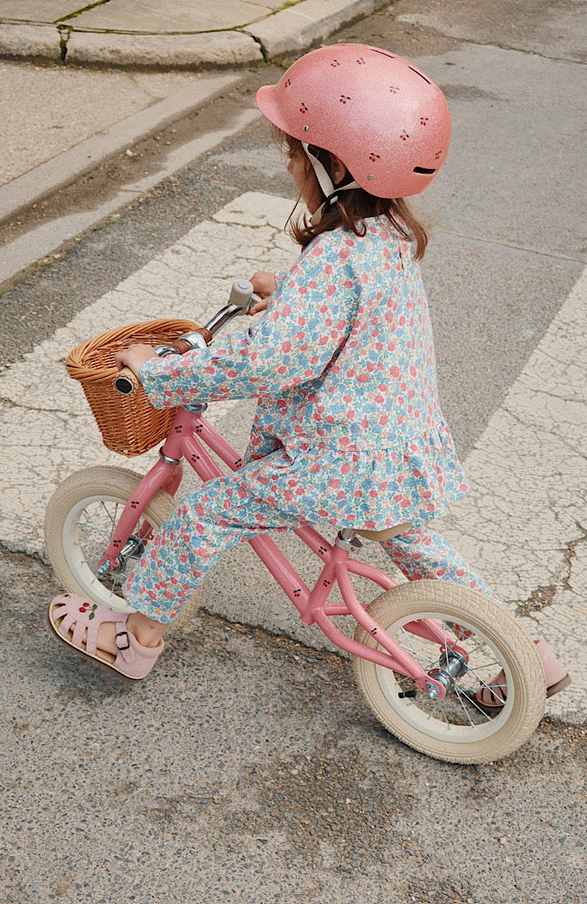 Bicycle Helmet Glitter - Cherry Glitter