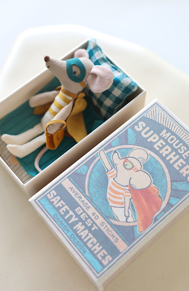 Superhero Mouse - Little Brother in Matchbox