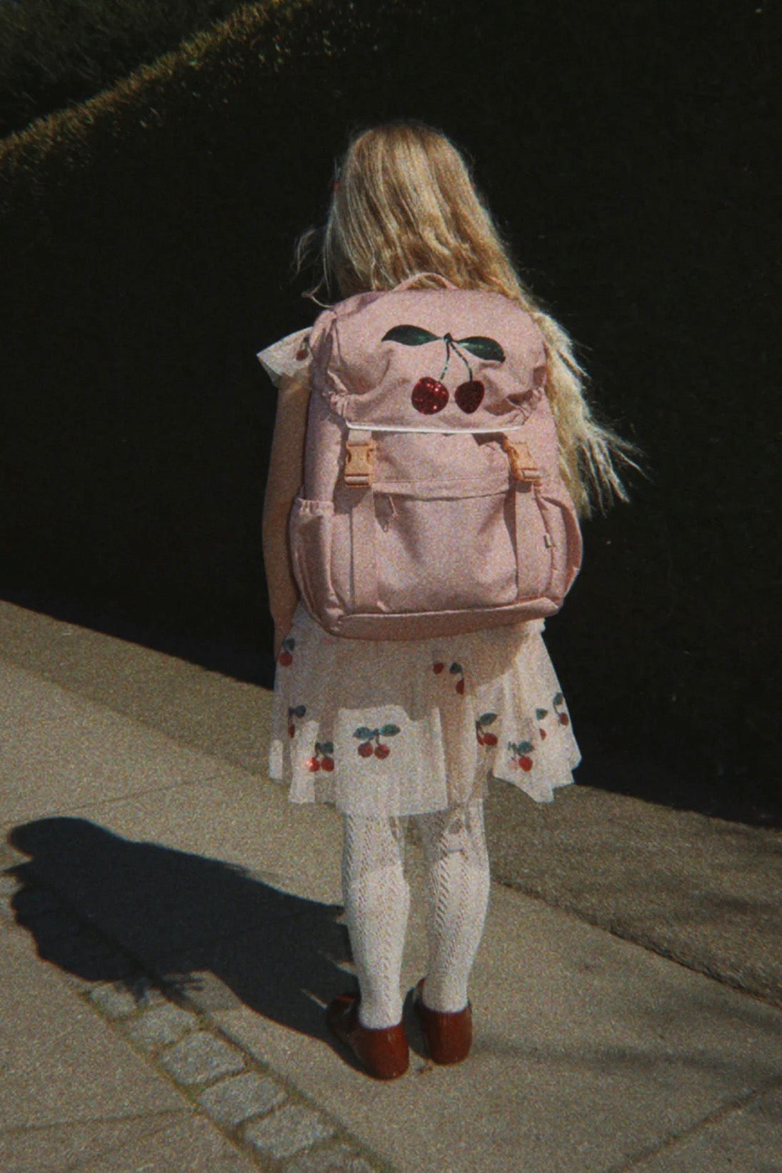 Clover Schoolbag - Cherry
