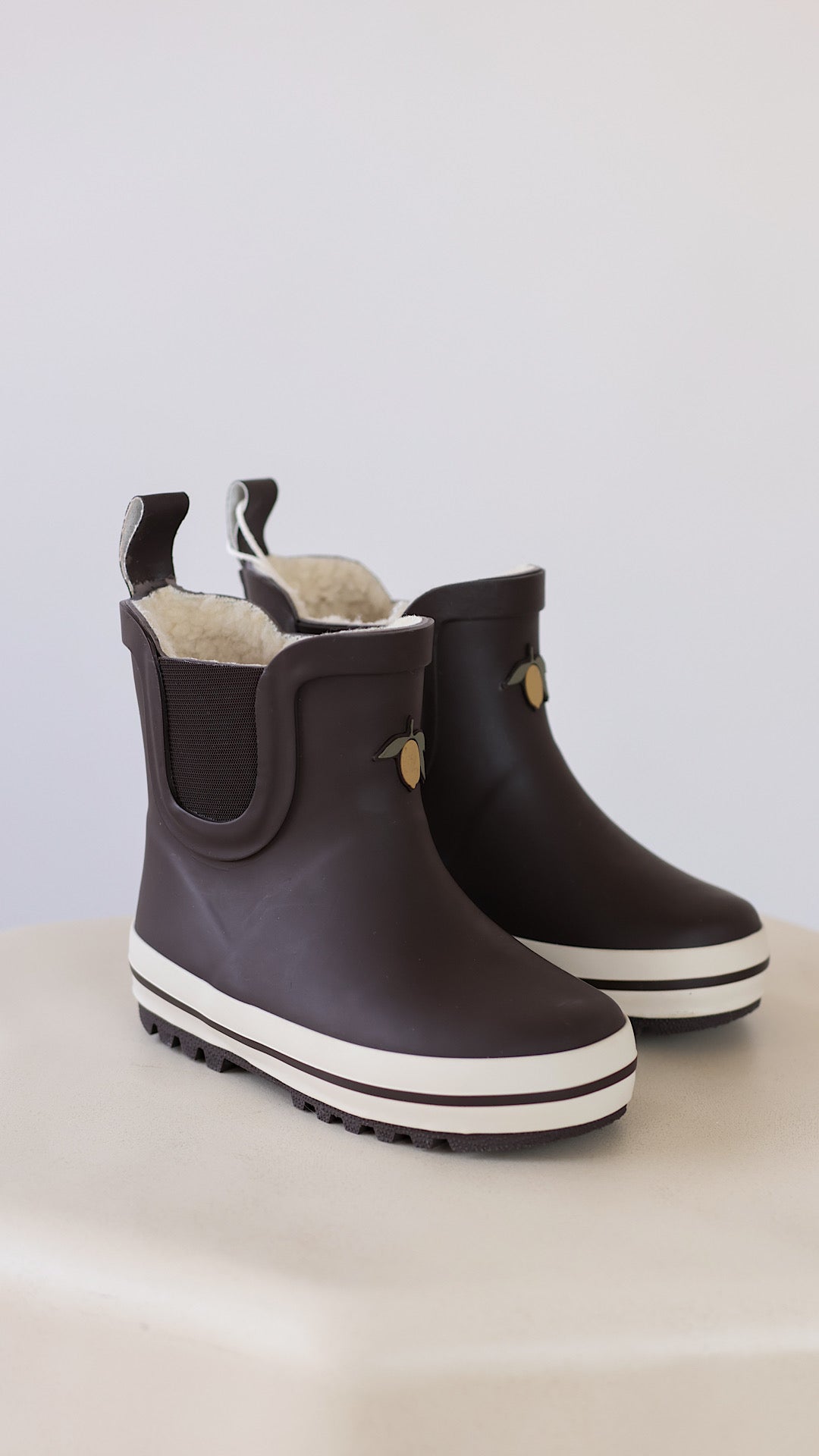 Roi Rain Boot Low - Chocolate Brown