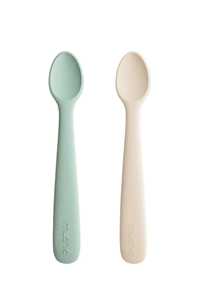 Silicone Spoons 2pk - Cambridge Blue/Shifting Sand
