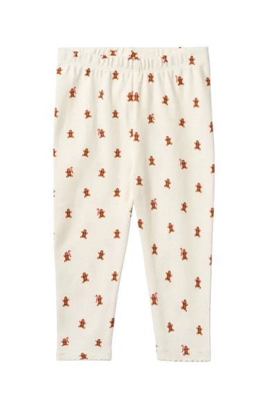 Charlie Leggings - Gingerbread Dot