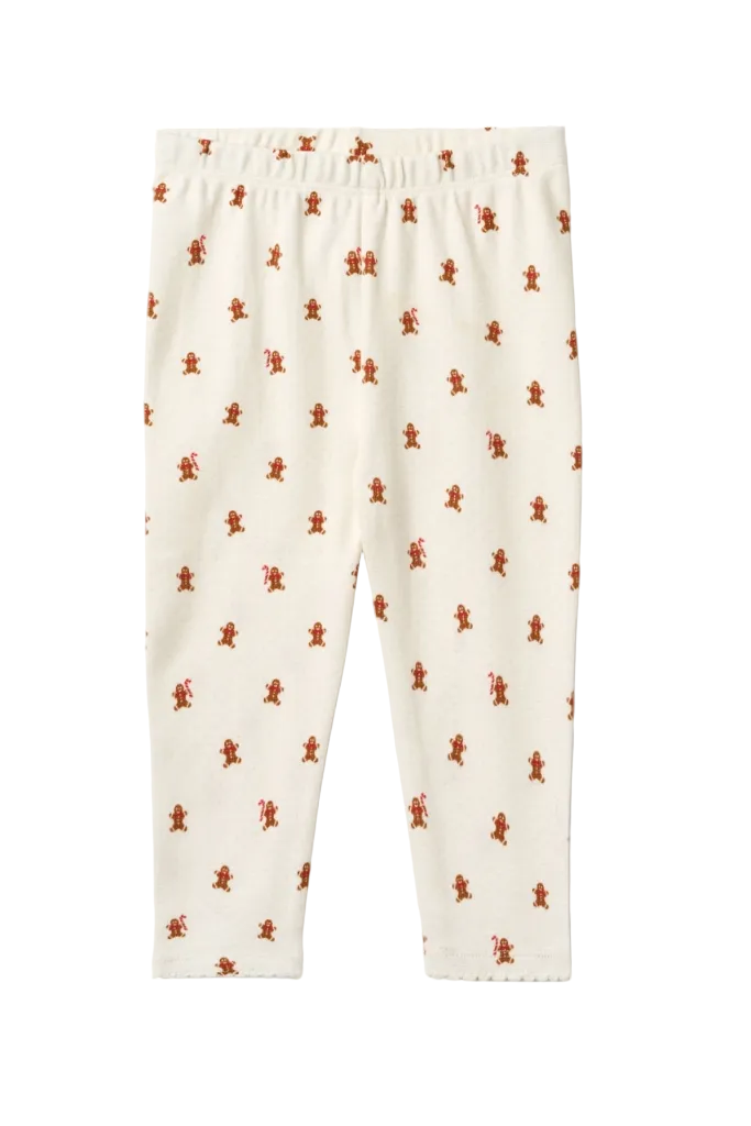Charlie Leggings - Gingerbread Dot
