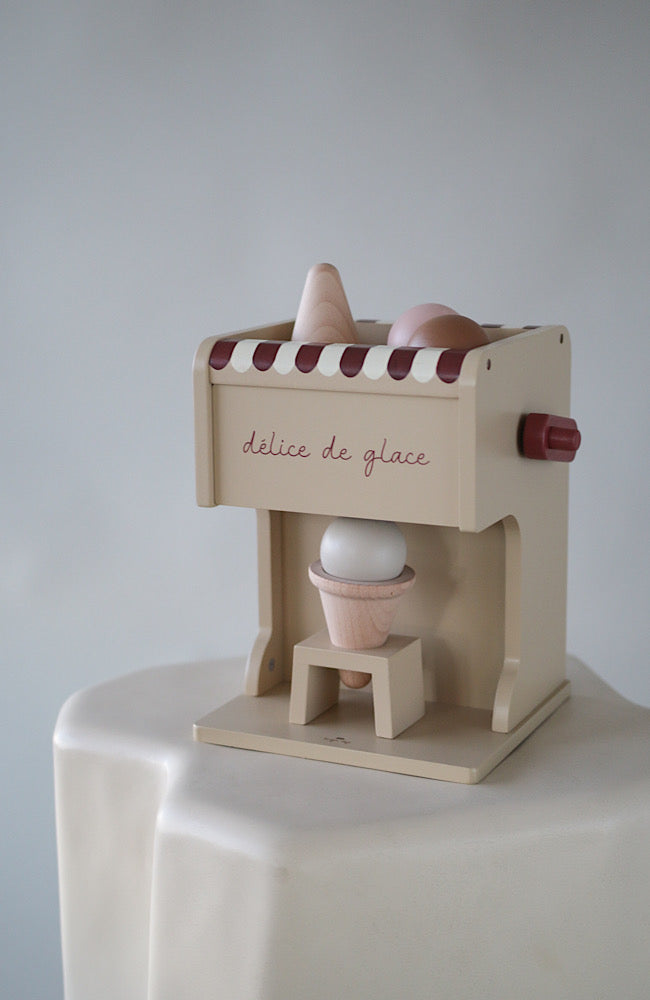 Wooden Ice Cream Maker - Beige