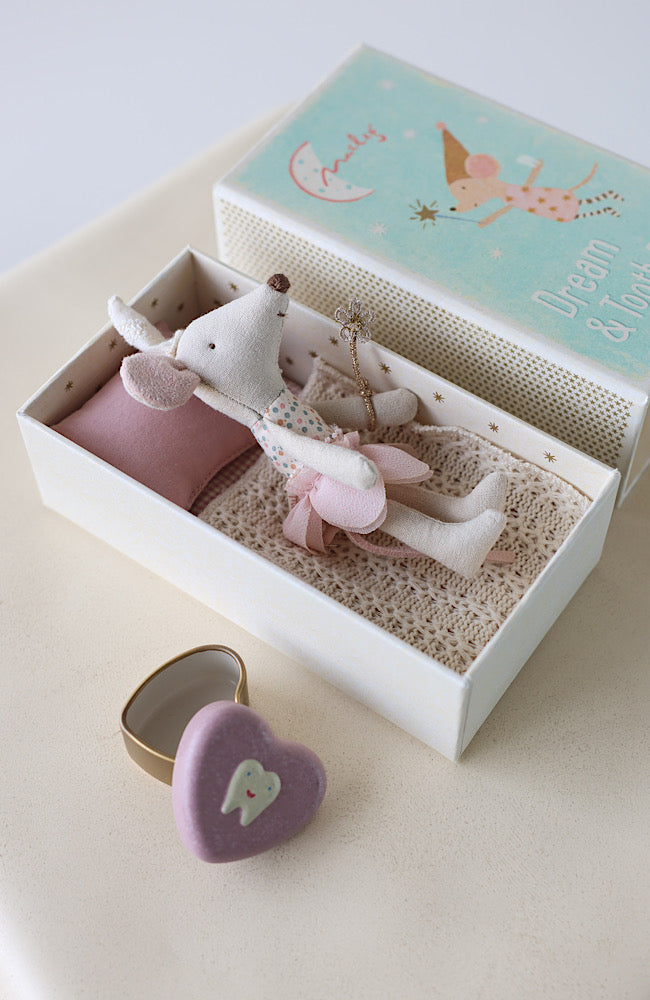 Tooth Fairy Mouse - Little Sister in Matchbox