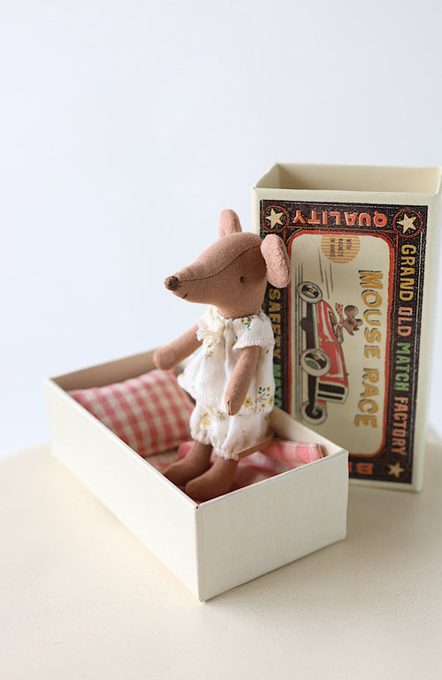 Big Sister Mouse In Matchbox - Pink