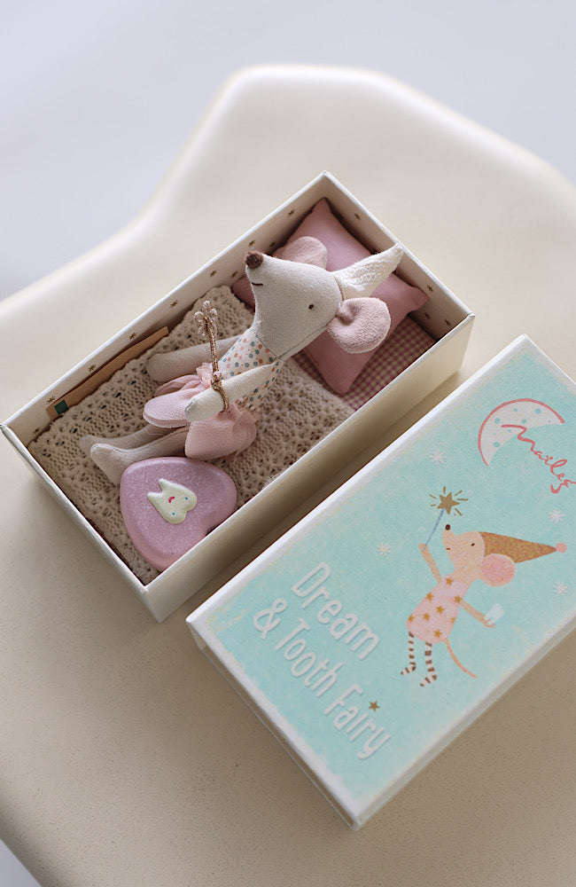 Tooth Fairy Mouse - Little Sister in Matchbox