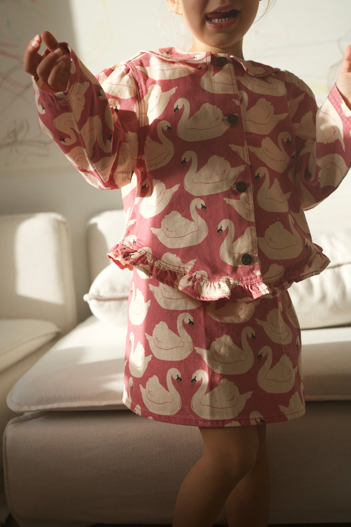 Magot Skirt - Swan Rose