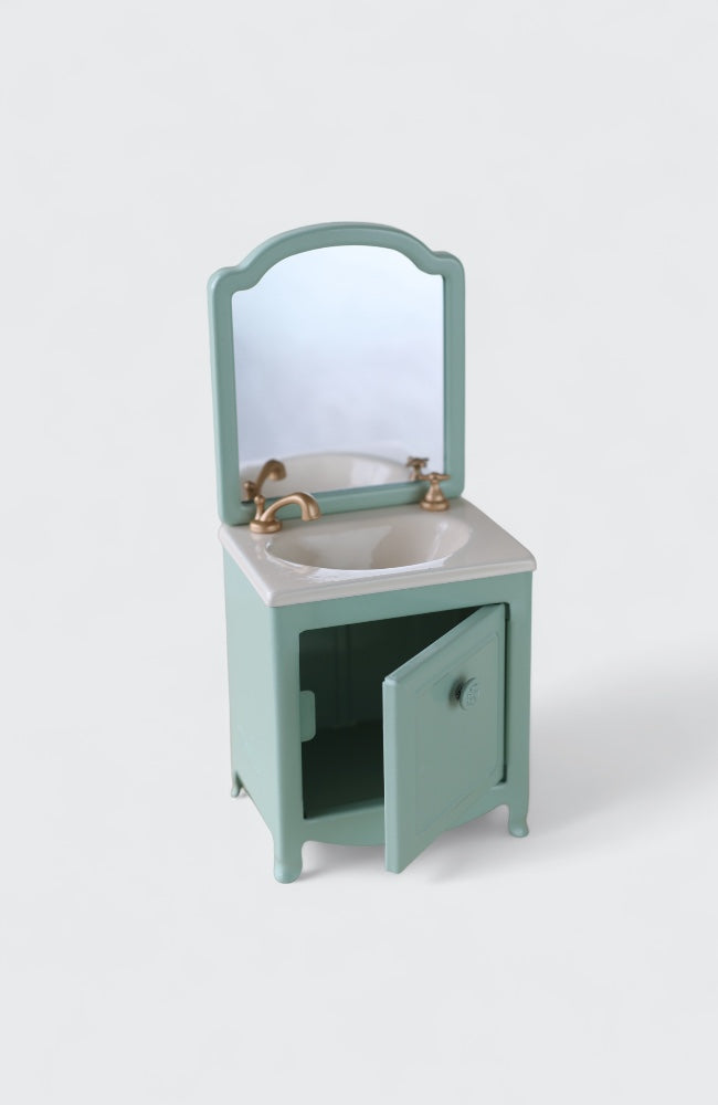 Sink Dresser w. mirror - Dark Mint