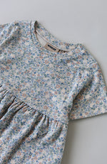 Jersey Dress S/S Anna - Sandshell Mini Flowers