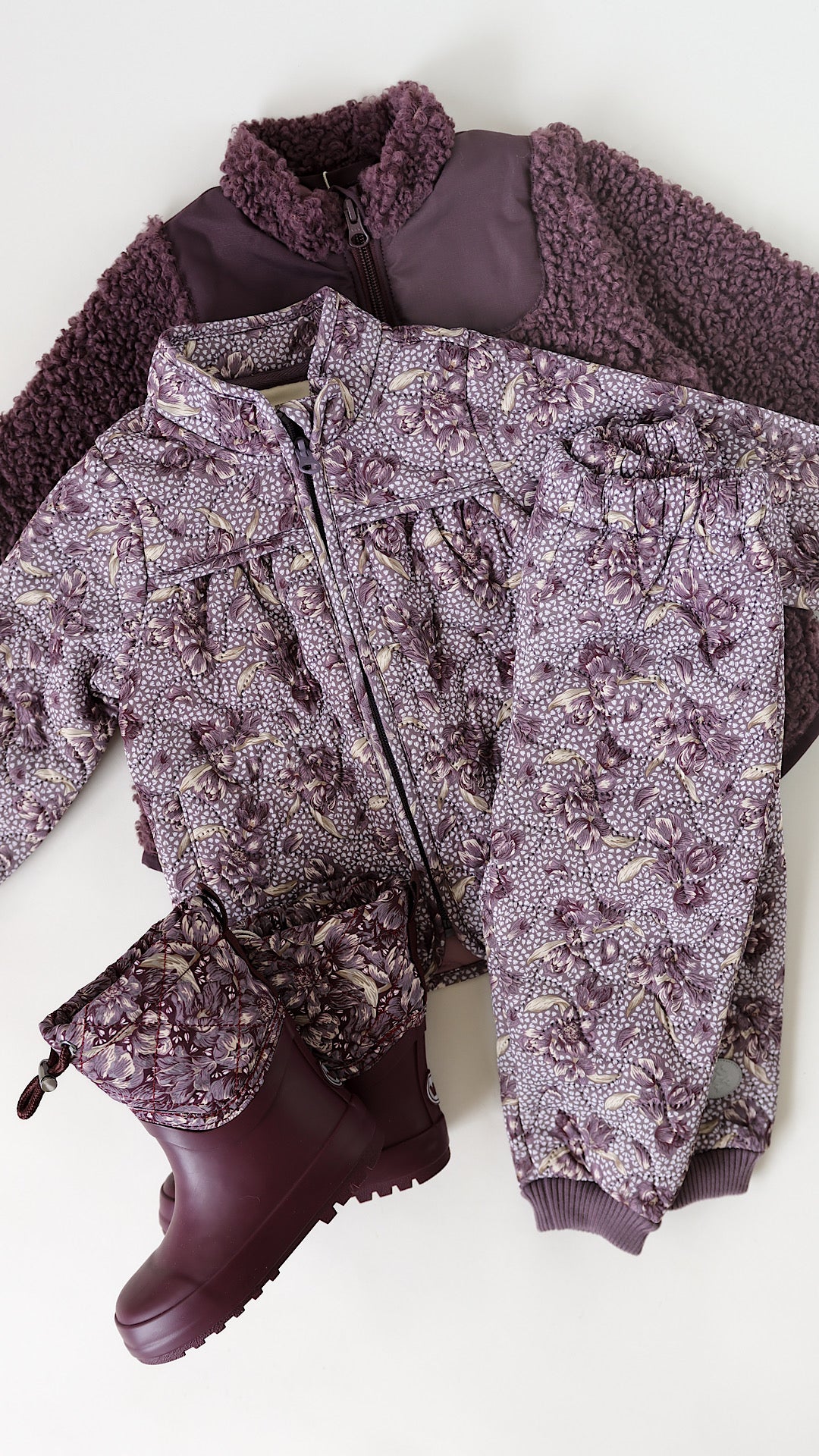 Thermo Jacket Loui Baby - Lilac Tulips / st.74-92