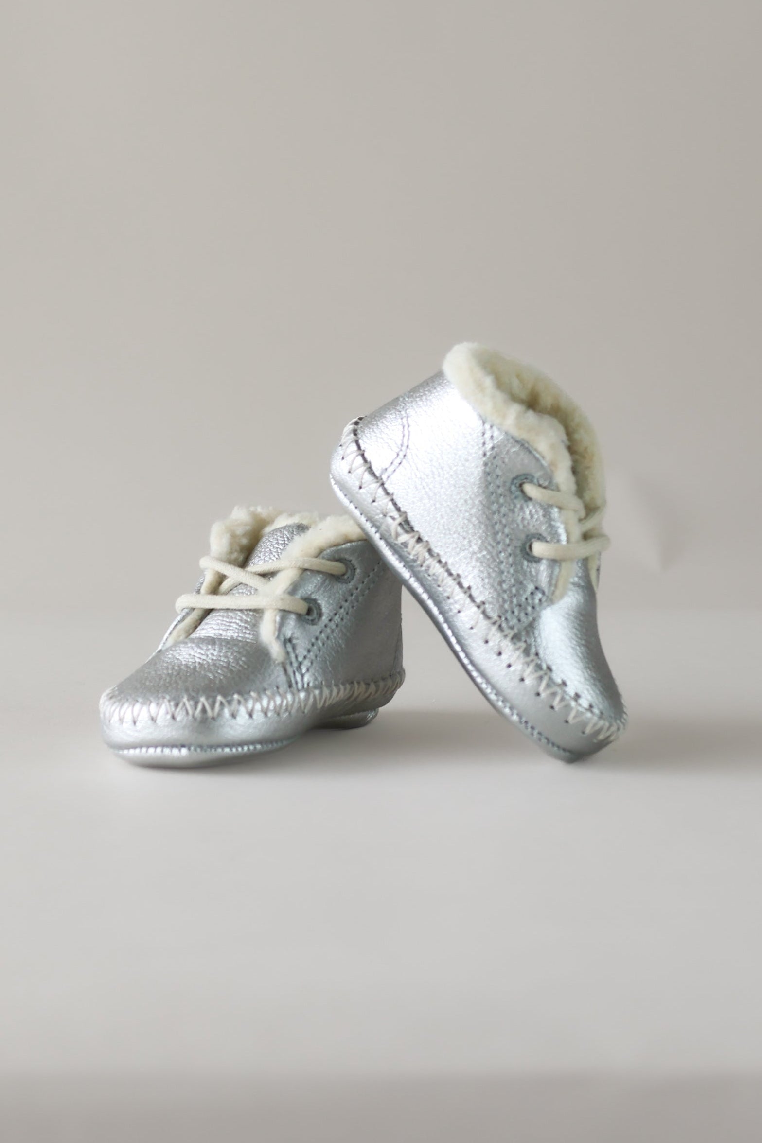 Baby Light ZZ Suede - Silver/Pierre