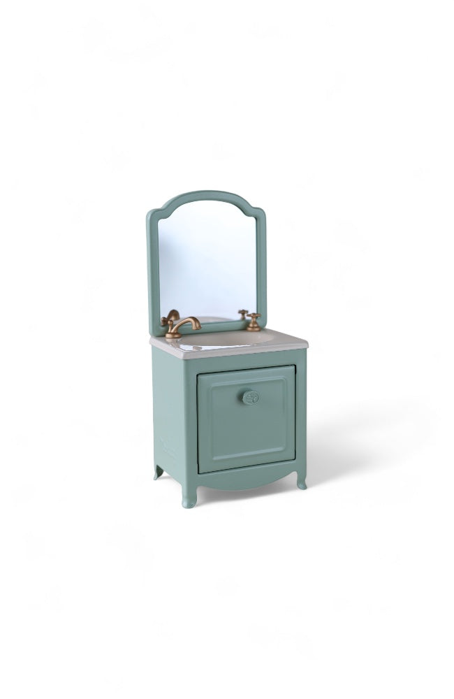 Sink Dresser w. mirror - Dark Mint