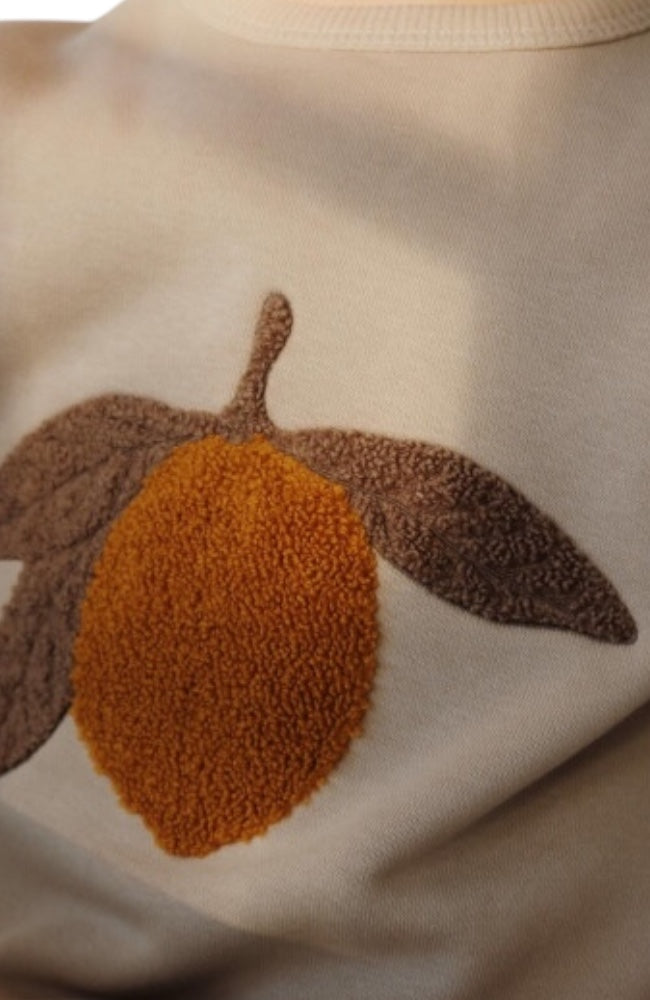 Lou Terry Sweat Shirt - Lemon