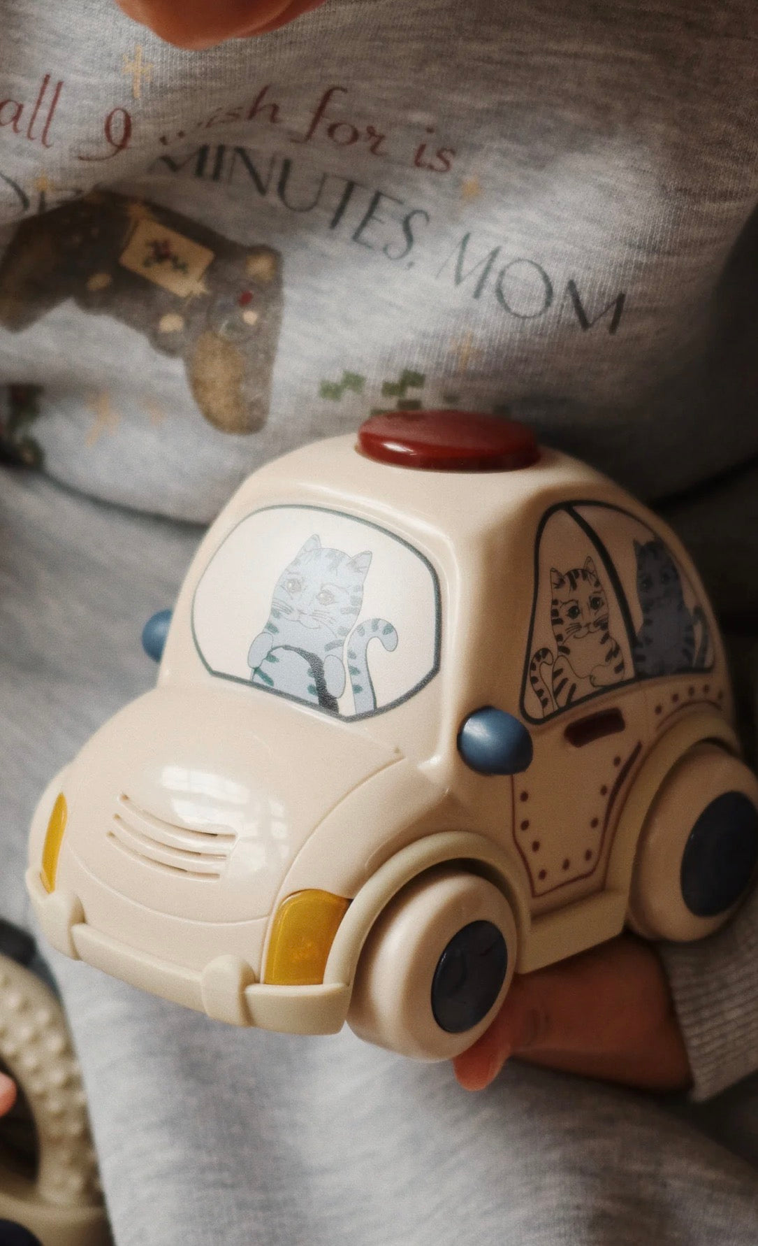 Remote Control Police Car - Beige