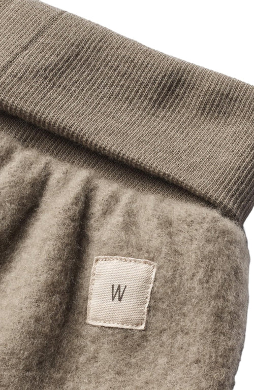 Wool Fleece Trousers - Grey Stone